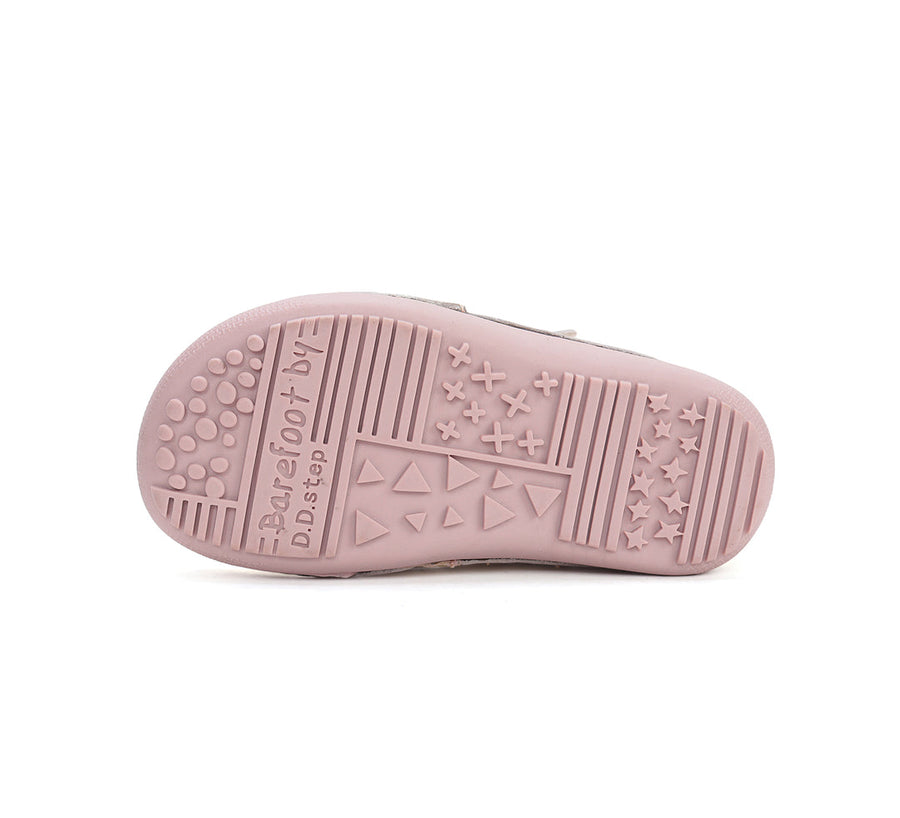D.D.Step Girl Barefoot Shoes in Beige/Pink colour(S063-61572A)