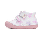 D.D Steps Barefoot girl leather shoes White/Pink (S066-51151)