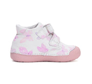 D.D Steps Barefoot girl leather shoes White/Pink (S066-51151)