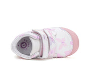 D.D Steps Barefoot girl leather shoes White/Pink (S066-51151)