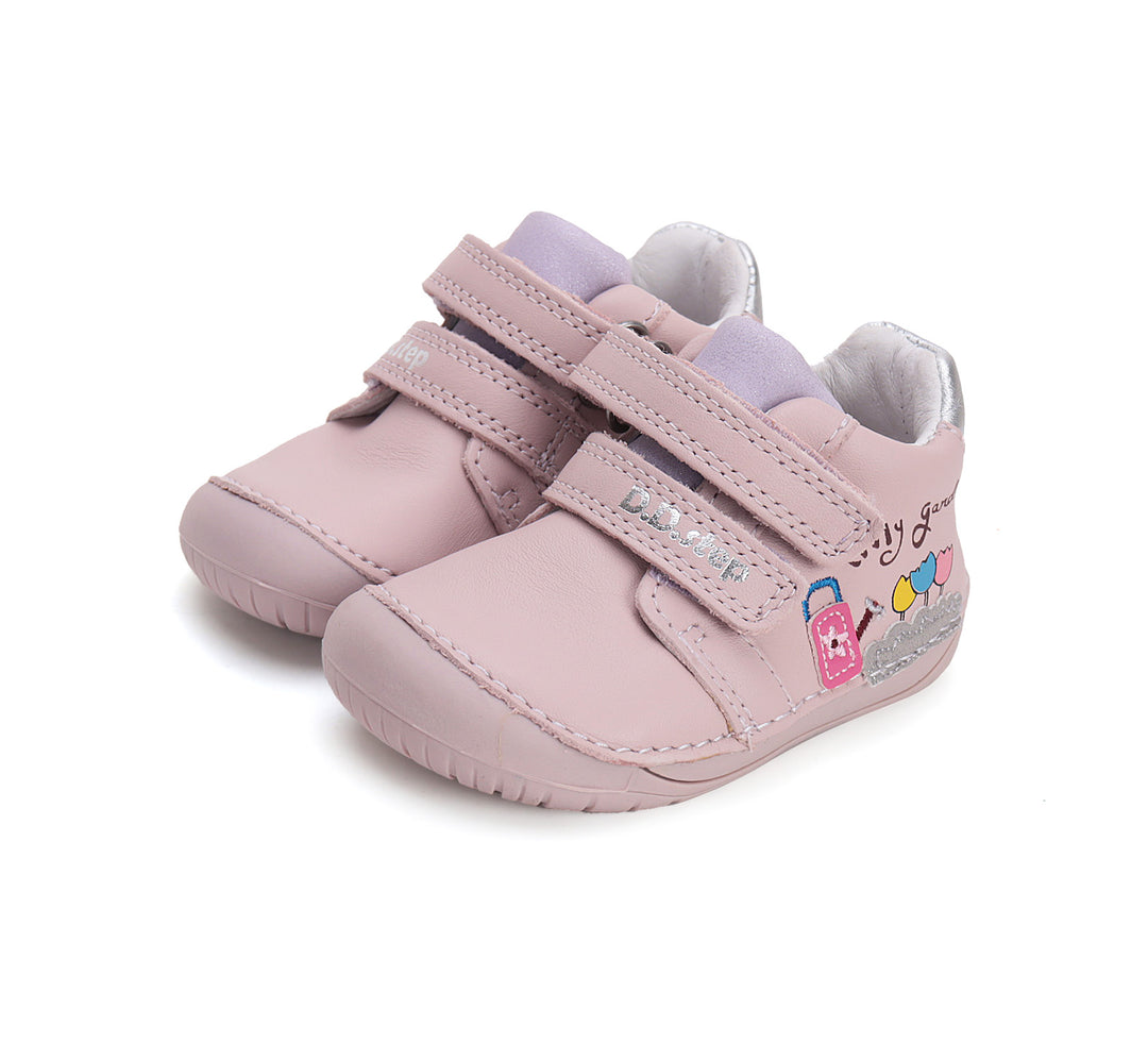 D.D Steps Barefoot girl leather Pink shoes (S070-51253A)