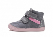 Girl ankle boots shoes Grey orthopaedic (A078-52162EM)