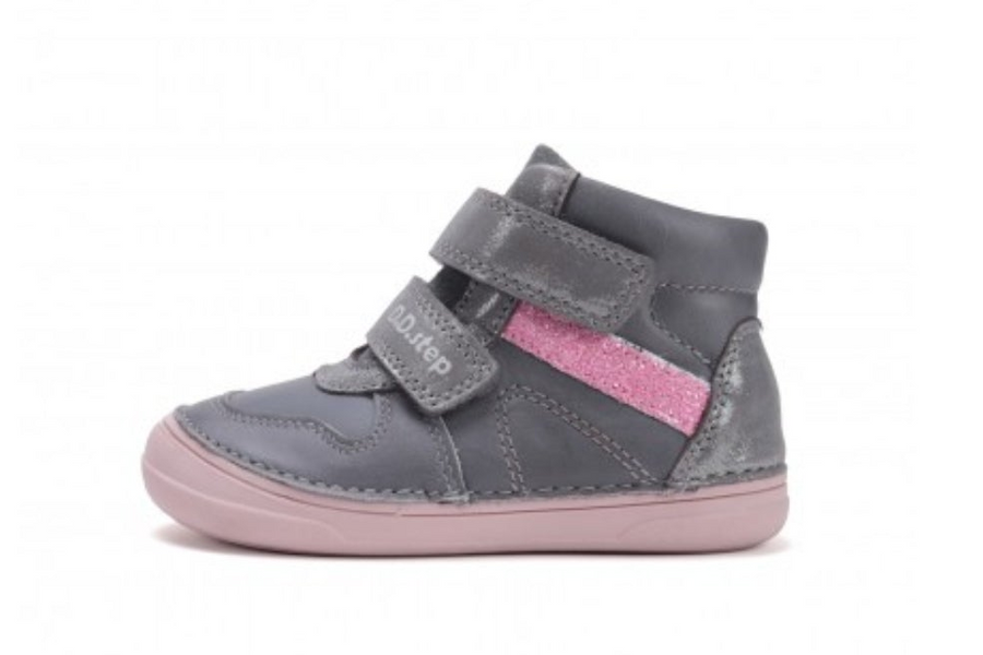 Girl ankle boots shoes Grey orthopaedic (A078-52162EM)