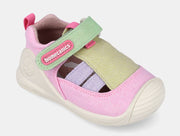 Biomecanics first steps sandals Lurex Fucsia (262179-C146 )