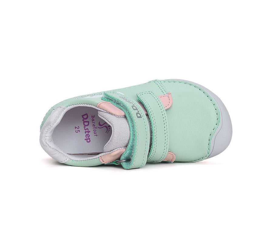 D.D.step girls barefoot leather/ sun reactive shoes /Sea Green S073-41578M_3210.jpg