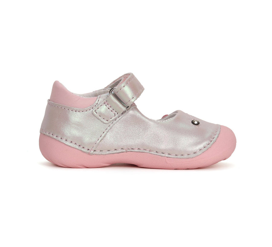 D.D.step girls leather ballerinas /Silver H015-41298_3240.jpg