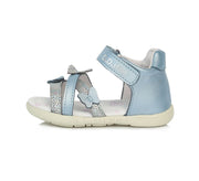 D.D.step girls leather sandals /Sky Blue, butterfly details AC048-30AM_30.jpg