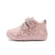 Barefoot Leather Ankle Boots Baby Pink (S070-52724)