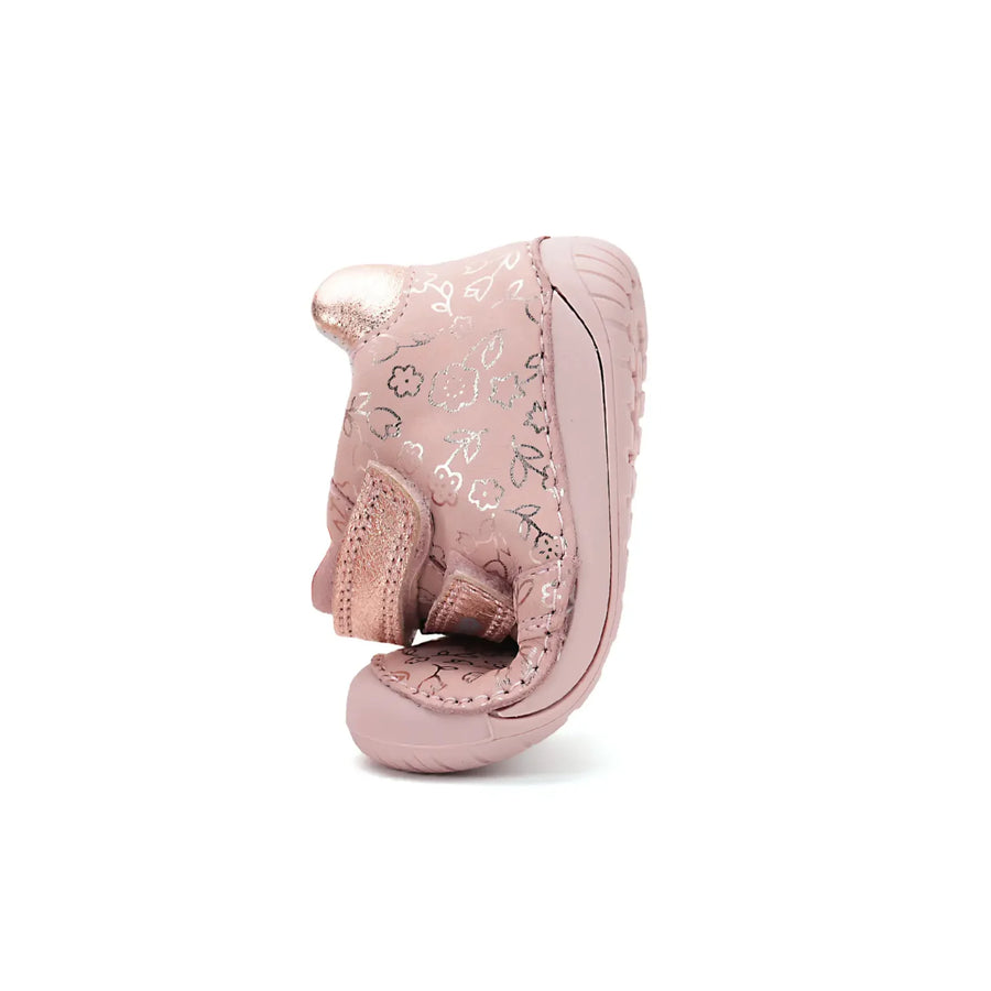 Barefoot Leather Ankle Boots Baby Pink (S070-52724)