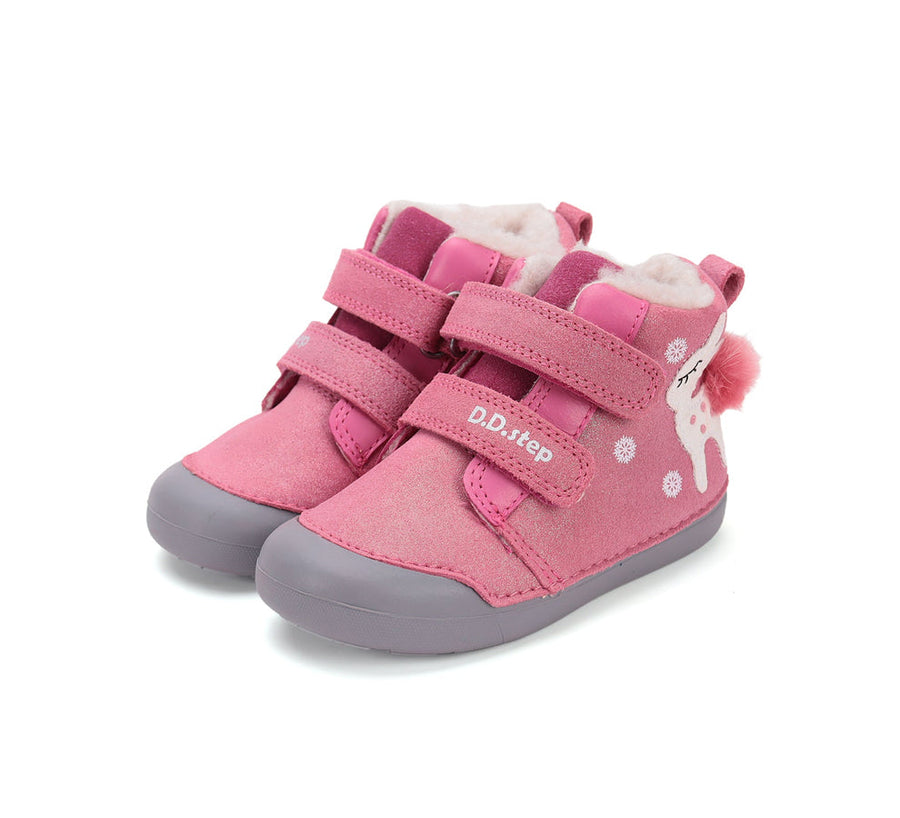 D.D.Step Girl First step Winter shoes (W066-52733B)