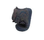 D.D.step boys barefoot A/W boots/ glow in dark/warm lining/ leather/W073-42488 Royal Blue