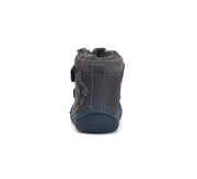 D.D.step boys barefoot A/W boots/ glow in dark/warm lining/ leather/W073-42488 Royal Blue