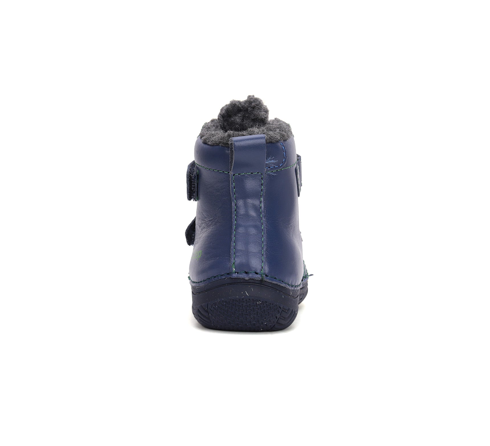 D.D.step boys leather boots / warm lining/ Bermuda Blue W082-42774BM