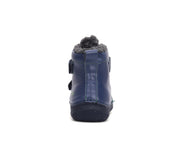 D.D.step boys leather boots / warm lining/ Bermuda Blue W082-42774BM