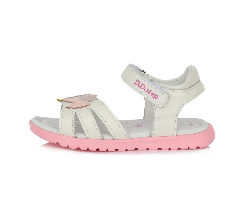 D.D.step girls leather sandals /White AC055-145M_43.jpg