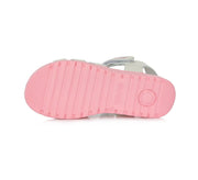 D.D.step girls leather sandals /White AC055-145M_47.jpg