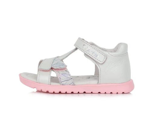 D.D.step girls leather sandals /White G055-347BL_3515.jpg