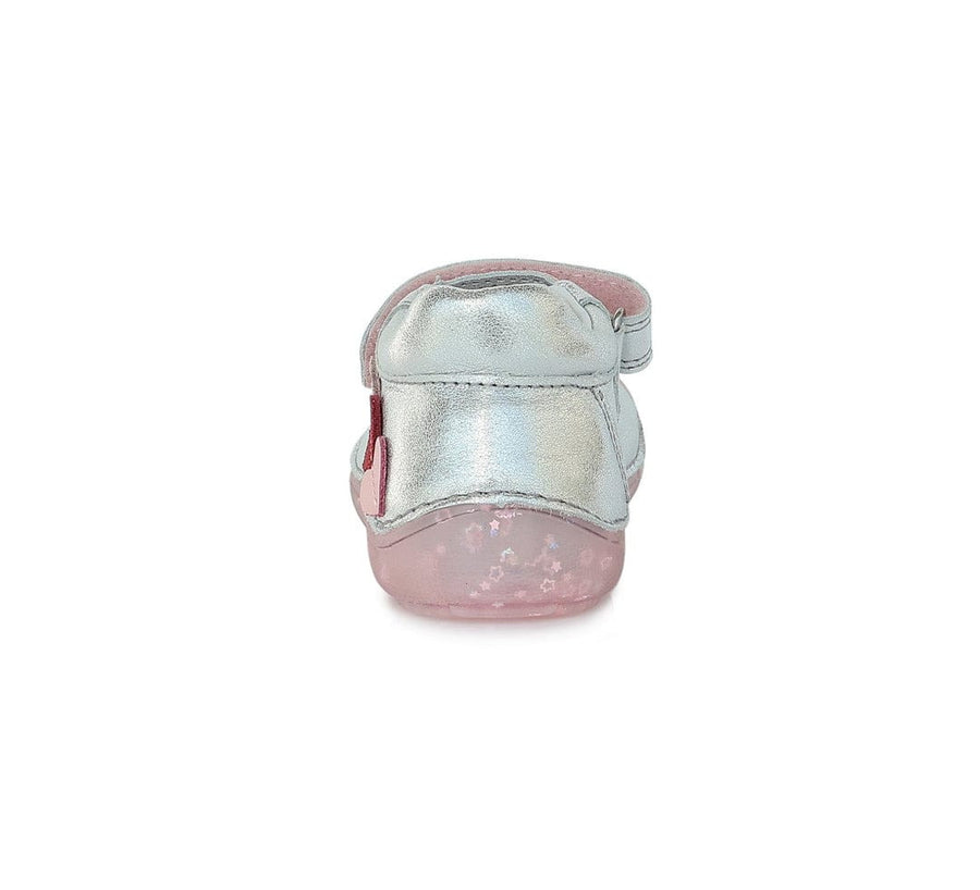 D.D.step girls barefoot leather ballerinas /White H063-399M_405.jpg