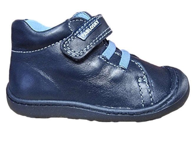 Pablosky Boys' Blue Leather Booties sale