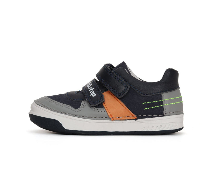 D.D.step boys leather shoes/black and grey S040-41688_3170.jpg