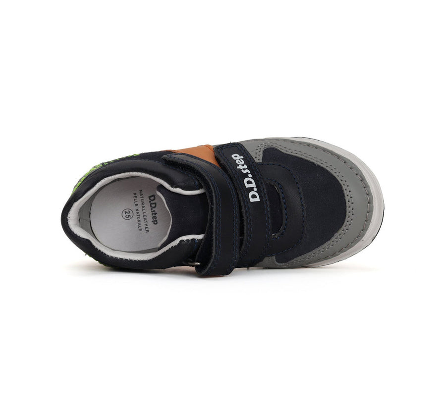 D.D.step boys leather shoes/black and grey S040-41688_3171.jpg