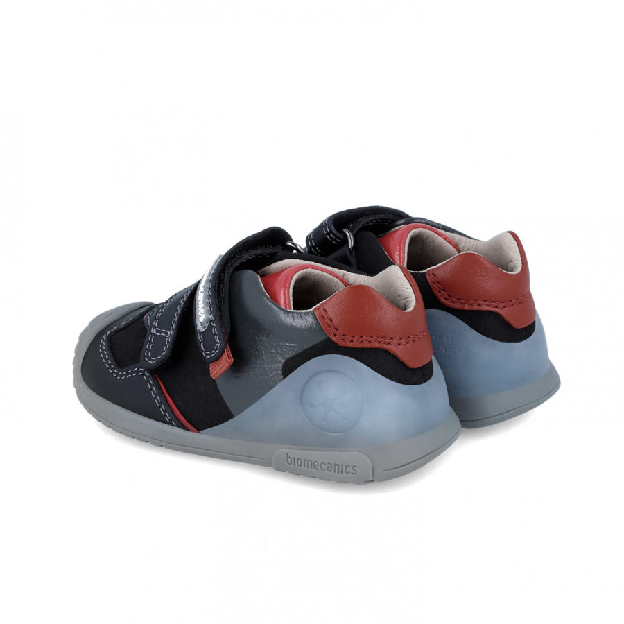 Biomecanics first steps sneakers for baby boy/ Black, grey 241121-A054