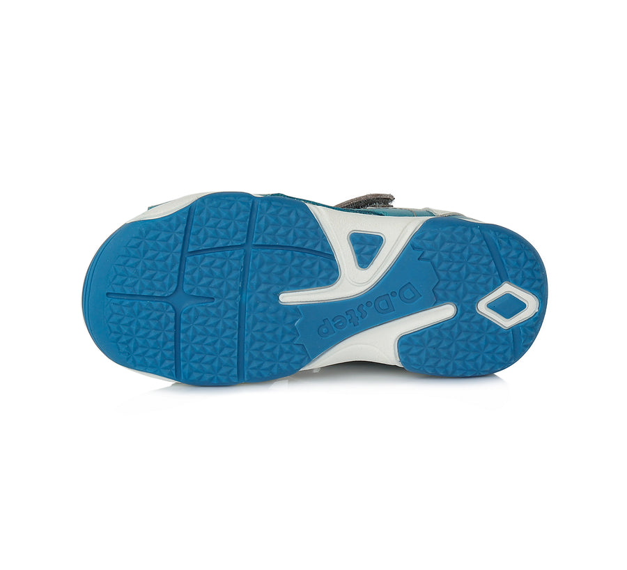 Boys' Leather Sandals-Sea Green D.Dstep
(AC64-537AM)
