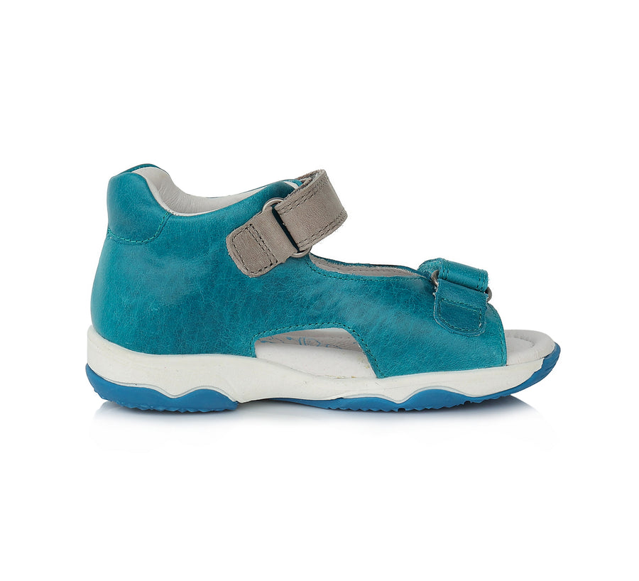 Boys' Leather Sandals-Sea Green D.Dstep
(AC64-537AM)