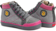 Memo girls leather /fully laced sneakers /diagnostic sole /colour Grey - pink, PORTLAND 1JD_3320.jpg