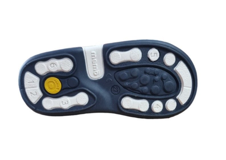 MEMO boys, Toddlers + Junior leather boots /diagnostic sole /colour Navy - blue, ALEX 3CH_1859.jpg