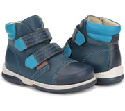 MEMO boys, Toddlers + Junior leather boots /diagnostic sole /colour Navy - blue, ALEX 3CH_1860.jpg