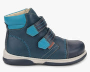 MEMO boys, Toddlers + Junior leather boots /diagnostic sole /colour Navy - blue, ALEX 3CH_1863.jpg