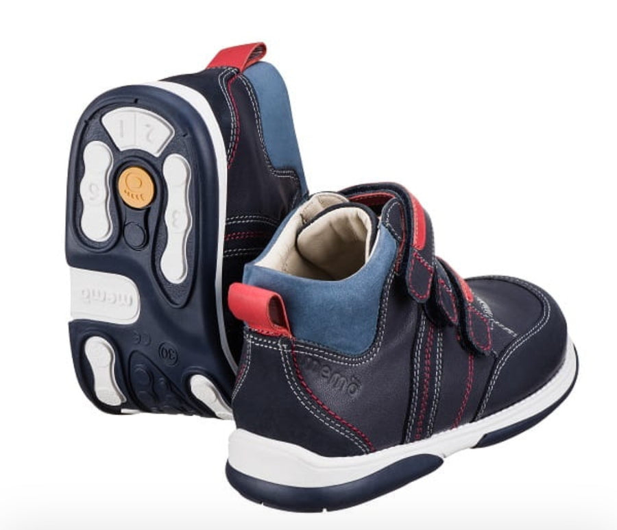 MEMO boys leather boots /diagnostic sole /colour Navy - blue, POLO 3DA_3704.jpg