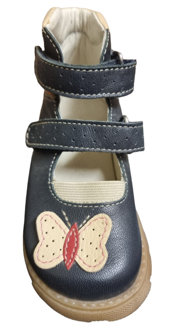 MEMO girls ortopedic ballerinas /diagnostic sole /colour Navy - blue, PRINCESSA 3DA_1582.jpg