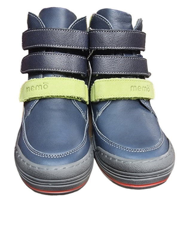 MEMO boys leather boots /diagnostic sole /colour Navy blue - green, CHICAGO 3CH_2316.jpg