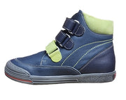 MEMO boys leather boots /diagnostic sole /colour Navy blue - green, CHICAGO 3CH_2318.jpg