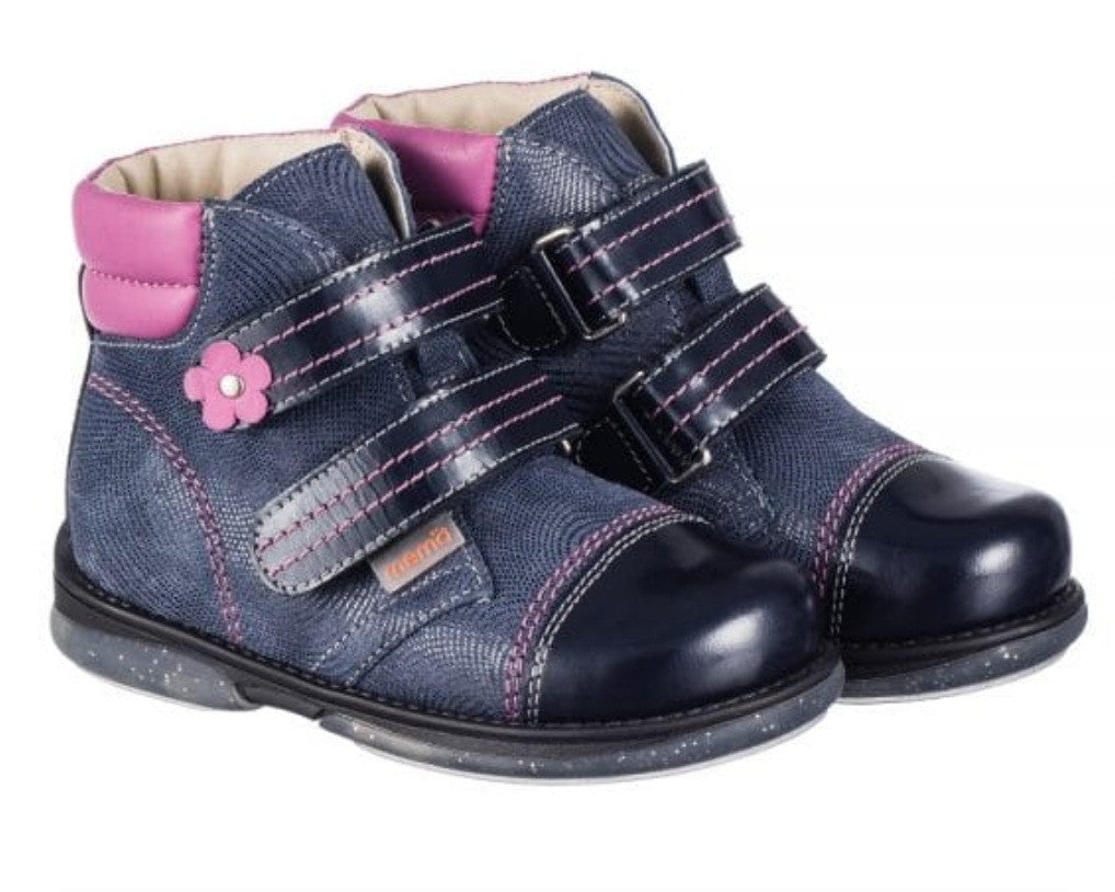 MEMO girls boots /diagnostic sole /colour Navy blue - violet, ALEX 1DA_1851.jpg
