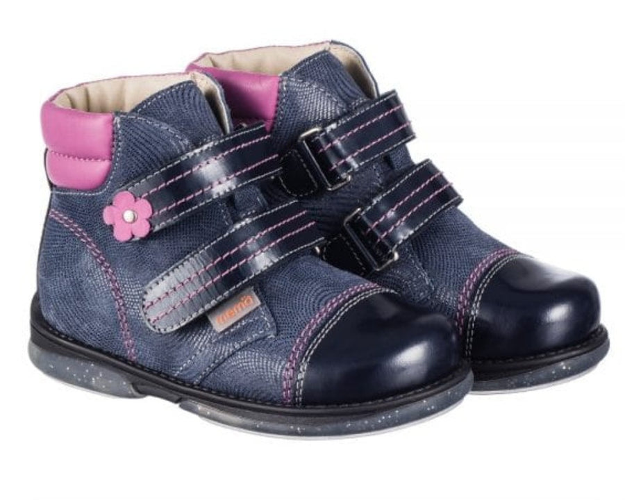 MEMO girls boots /diagnostic sole /colour Navy blue - violet, ALEX 1DA_1851.jpg