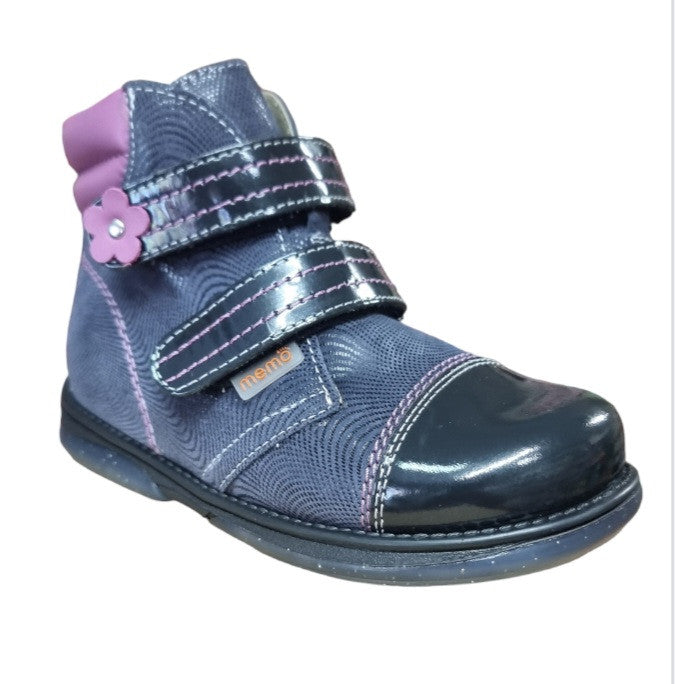 MEMO girls boots /diagnostic sole /colour Navy blue - violet, ALEX 1DA_1853.jpg