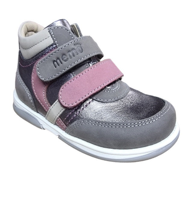 MEMO girls leather boots /diagnostic sole /colour Pink - grey, GABI 1JD_2292.jpg