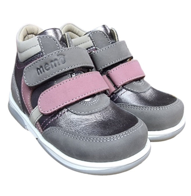 MEMO girls leather boots /diagnostic sole /colour Pink - grey, GABI 1JD_2293.jpg