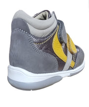 MEMO boys/girls leather boots /diagnostic sole /colour Yellow - grey, GABI 1MA_2300.jpg