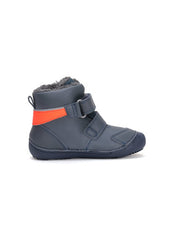 D.D.step boys barefoot boots/ warm lining/ leather/ Autumn- Winter/ W063-42254AL Royal Blue