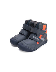 D.D.step boys barefoot boots/ warm lining/ leather/ Autumn- Winter/ W063-42254AL Royal Blue