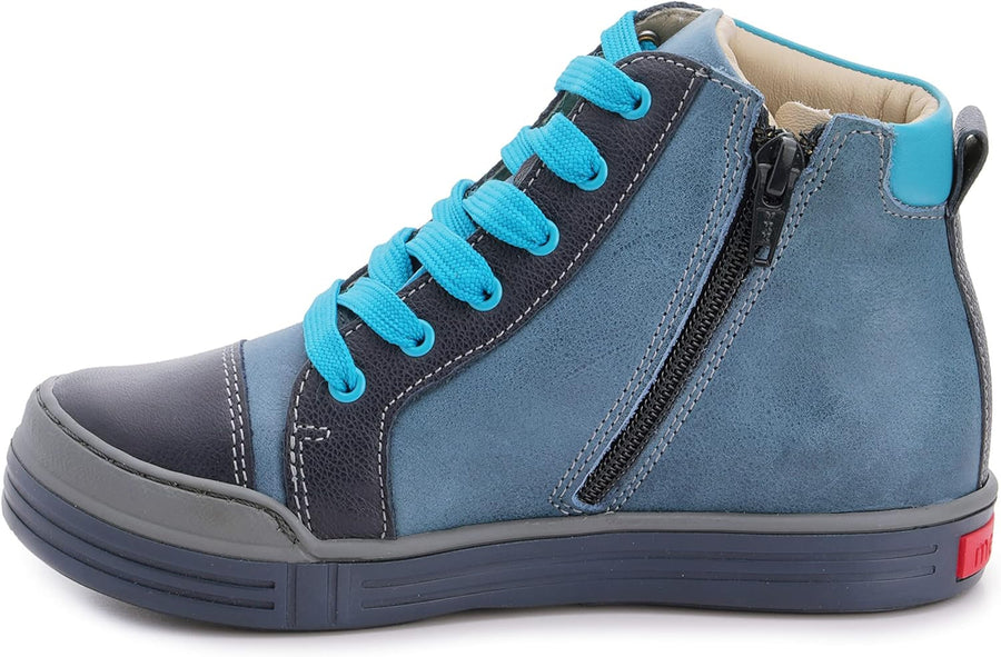 Memo boys leather /fully laced sneakers /diagnostic sole, colour Navy blue, PORTLAND 3CH_3313.jpg