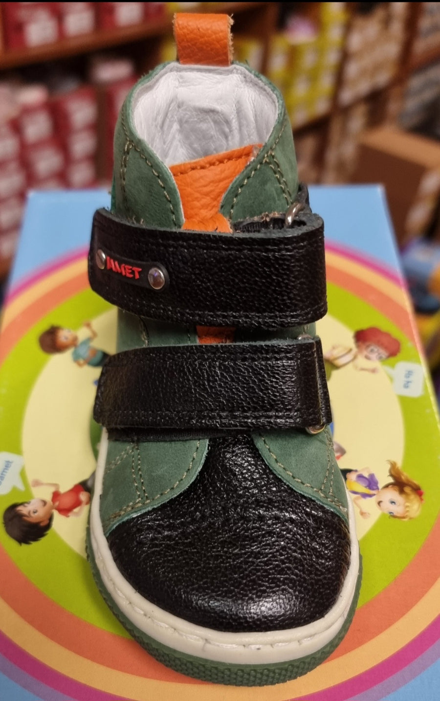 Jamet boys boots, black/green_993.jpg
