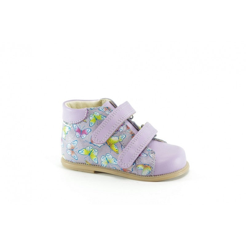 Ani-But girls prophylactic boots with Thomas heel /first steps /Fiolet Butterfly(243A)