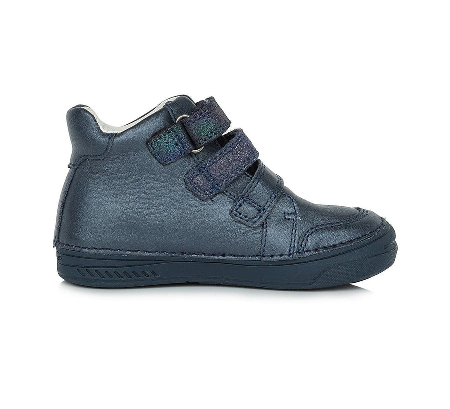 D.D.step girls leather boots/ navy blue A040-316A_1899.jpg