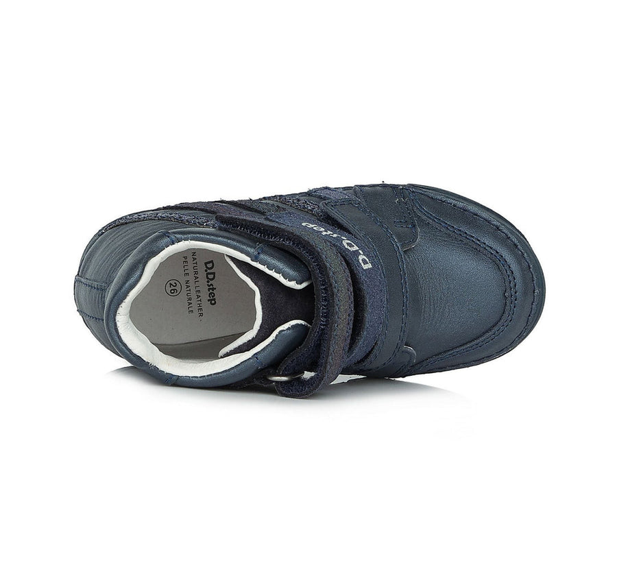 D.D.step girls leather boots/ navy blue A040-316A_1900.jpg
