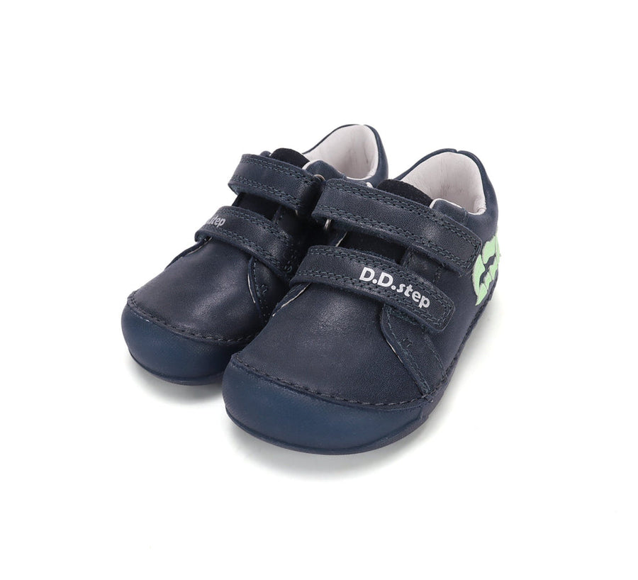 D.D.Steps Boy's Leather Low Shoes/ royal blue/ S108-62921A